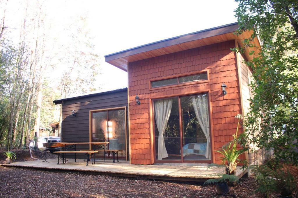 فندق فيلاريكافي  Cabanas Bosques De Loncotraro المظهر الخارجي الصورة